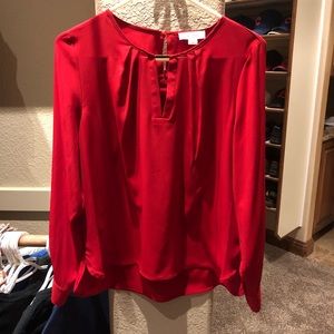 Calvin Klein red work shirt